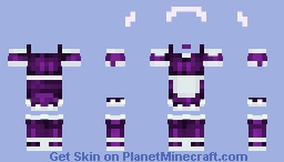 Kawaii~treat Maid~sweet Cafe uniform !! Minecraft Skin