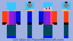 My first custom skin Minecraft Skin