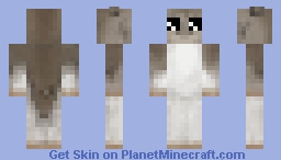 Sad hamster (simple) Minecraft Skin