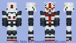 RX-78-1 Prototype Gundam Minecraft Skin