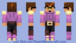 Nintenga - Purple Puffins Solar Skirmish x Bluathon Minecraft Skin