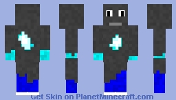 Gray Figure Minecraft Skin