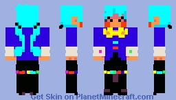 Hatsune Miku || Static Minecraft Skin