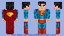 DCU Superman Minecraft Skin