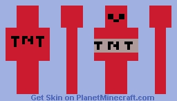 Funny TNT Block Minecraft Skin
