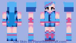 「realclass High Quality remake」プリンセスレインボー princess rainbow hikarinotenshi outfit loveblastgirls series Minecraft Skin