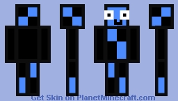 My Minecraft Skin but EVEN MORE BLUE Minecraft Skin