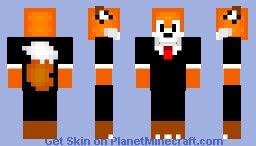 Fox with a suit Minecraft Skin
