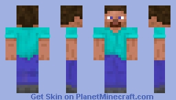 Reshaped Vanilla Steve Minecraft Skin
