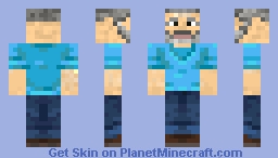 Steve Wozniak  in a Minecraft Movie Minecraft Skin