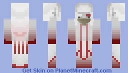 ghast like character Minecraft Skin