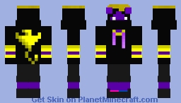 City Ninja Purple Minecraft Skin