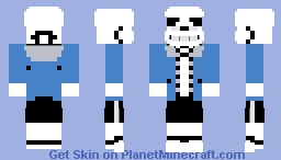 Sans Undertale Minecraft Skin