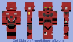 Blood angel Space Marine (Warhammer40k) Minecraft Skin