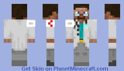 Red Cresent Doctor Minecraft Skin