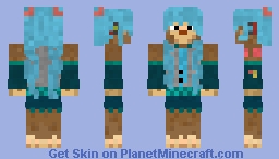 Monkey Miku ooo eee ooo Minecraft Skin