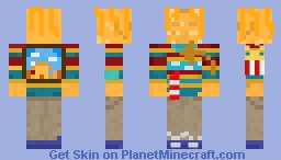 Travis Scott "Astroworld" Album Cover - Personified Minecraft Skin