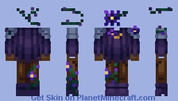 Forever Bloom - Midnight Shadow Minecraft Skin