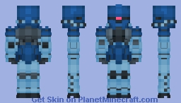 MS-06F Zaku II (Emiko Gerrard) Minecraft Skin
