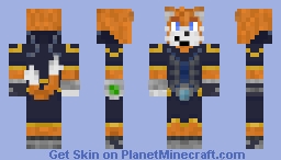 Tails Nine (Sonic Prime) Minecraft Skin