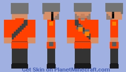 Teamfortress Soldier Minecraft Skin