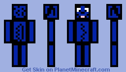 The Blue Fox In Dr Seuss's Minecraft Skin