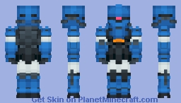 YMS-07A Prototype Gouf (Ramba Ral) Minecraft Skin