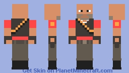 Teamfortress Heavy Minecraft Skin