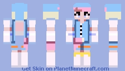 「realclass high quality pythonproject」レインボーシャーベット rainbow sherbert loveblastgirls series Minecraft Skin