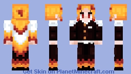 Kyojuro Rengoku (Demon Slayer) Minecraft Skin
