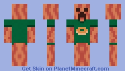 The Crispy Creeper - Polished and not simple style skin Minecraft Skin