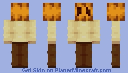 Pumpkin Head Minecraft Skin