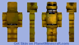 Five Nights at Freddy's 11th Aniversary - Yellow Bear/ Golden Freddy (Java edition) Minecraft Skin