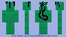 Green Aardvark (The Ant and the Aardvark) Minecraft Skin