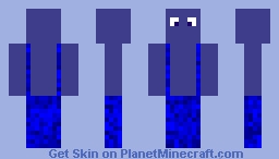 blue guy in overalls Minecraft Skin