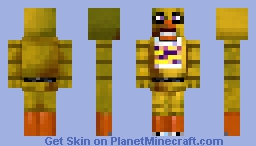 Five Nights at Freddy's 11th Aniversary - Chica the Chicken (Java edition) Minecraft Skin