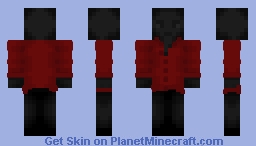 ᴠᴇʟᴠᴇᴛ ʀᴇᴅ ʙᴜᴛᴛᴏɴ ᴜᴘ Minecraft Skin
