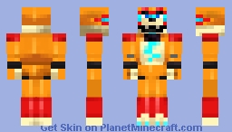 Five Nights at Freddy's Security Breach - Glamrock Freddy (Java edition) Minecraft Skin