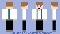 True Blue Mr Oui Oui Juice Salesman Minecraft Skin