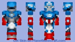 Captain America (Space Suit) Minecraft Skin