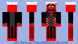 Dark circus red hulk Minecraft Skin