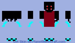 ✨Black Phantom Mask✨ (My little bro made it ... :3) Minecraft Skin