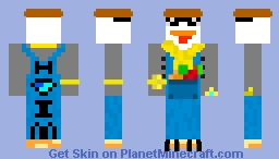 DripChicken8 but a farmer Minecraft Skin