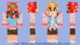 Mydei Strawberry Hat Minecraft Skin