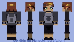 Gwen Tennyson Goth [Ben 10 Classic/Fanmade] Minecraft Skin