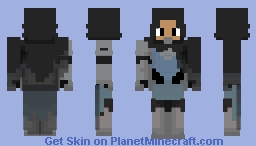 Assassino da Faca Negra Elden ring Minecraft Skin