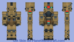 MS-06E Zaku Reconnaissance Type (EFF) Minecraft Skin