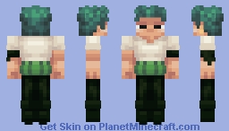 Roronoa Zoro (Pre-Timeskip) Minecraft Skin