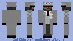 Head Negative Alchemy Research Officer of the Great Monster Empire Dr. Verwelkterknocher Minecraft Skin