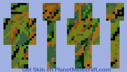 Camouflage military dude Minecraft Skin